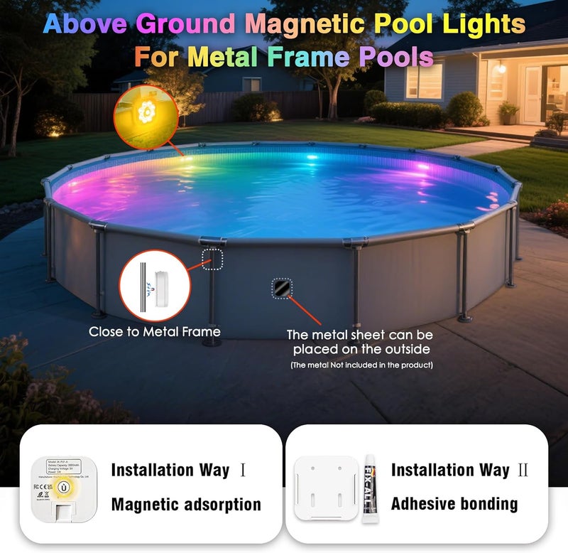 HL Rechargeable Halloween Pumpkin Lights with Remote,RGB Jack O Lantern Light for Pumpkin Decor,Waterproof Submersible Led Lights Underwater Tea Lights for Inside Pumpkins Outdoor 1 Pack - Image 5